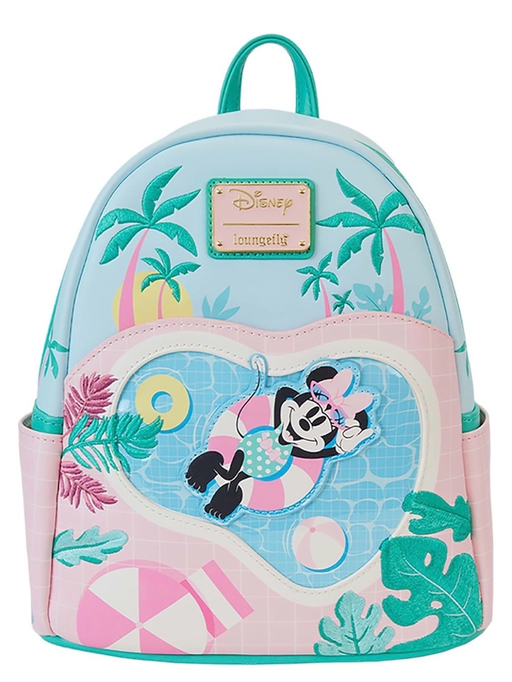 Loungefly Disney Minnie Mouse Vacation Style Poolside  Mini Backpack